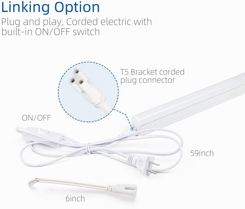 Integrated LED tube fixture