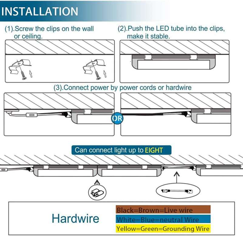 bright LED tube light