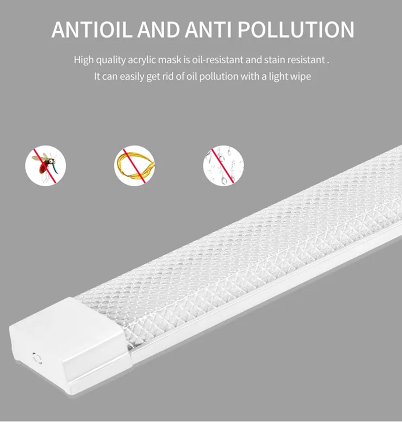 green waterproof batten light